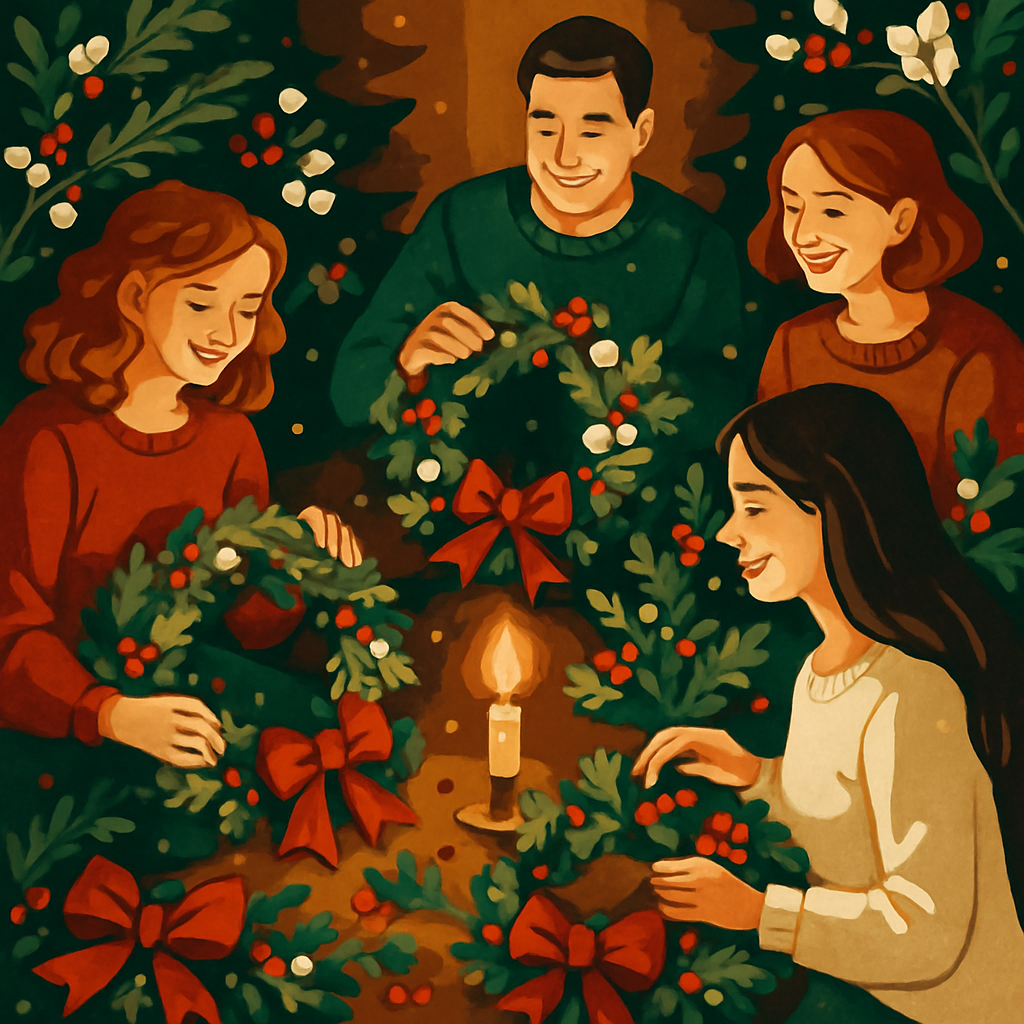 Wreathmakers Circle paint by numbers