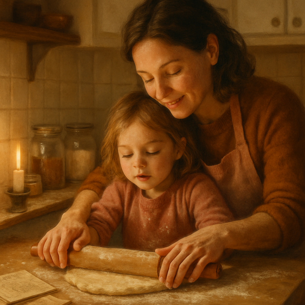 Candlelight Baking Lesson Paint by numbers kits