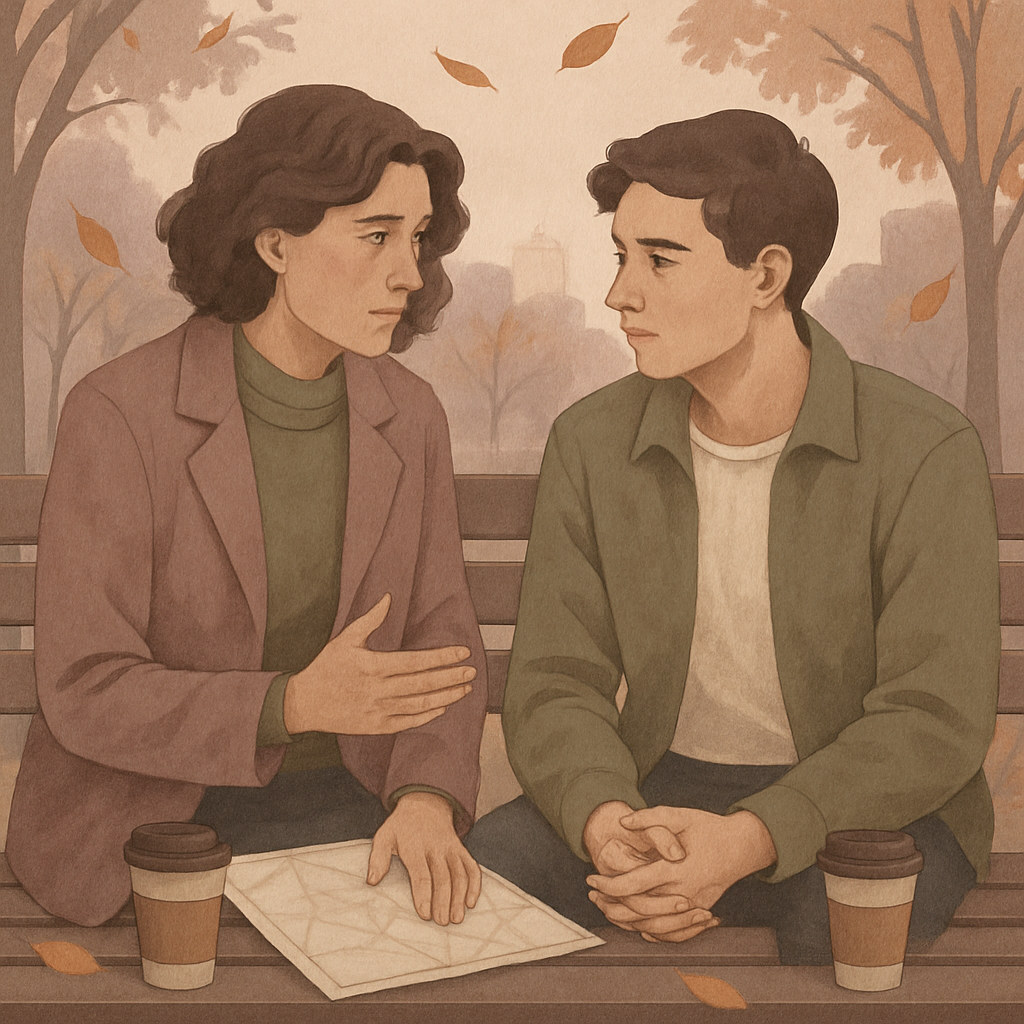 Park Bench Wisdom paint by color