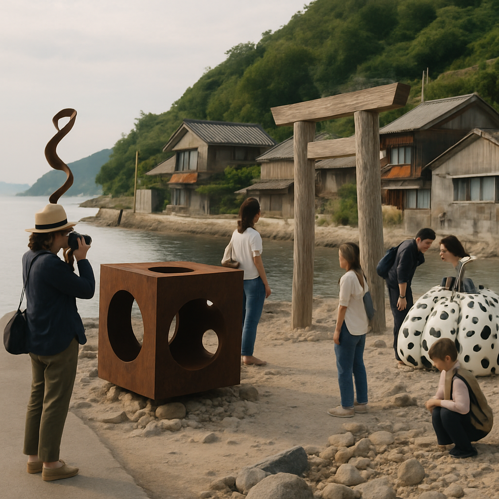 Setouchi Triennale Island Art Festival Paint by numbers art