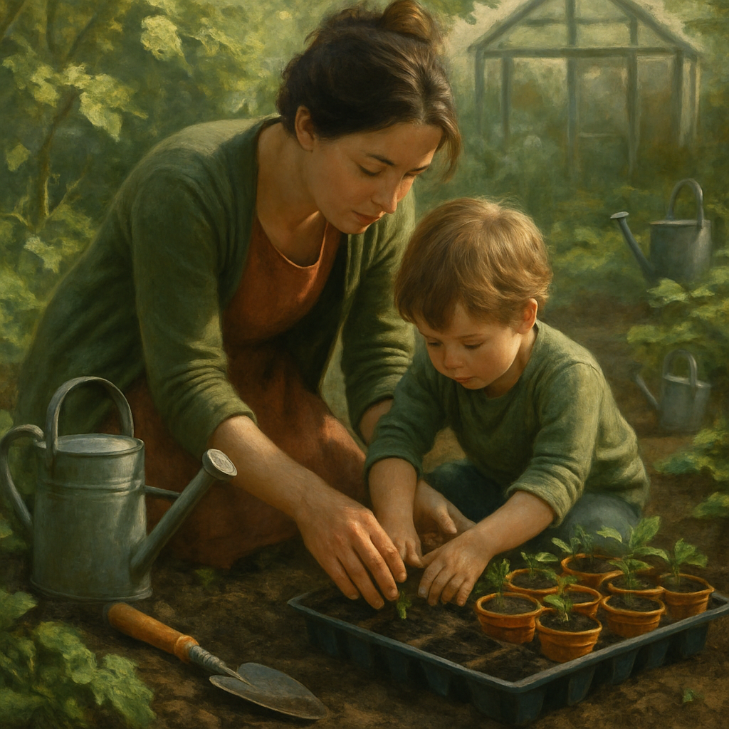 Garden Workshop Together Numbered painting kits
