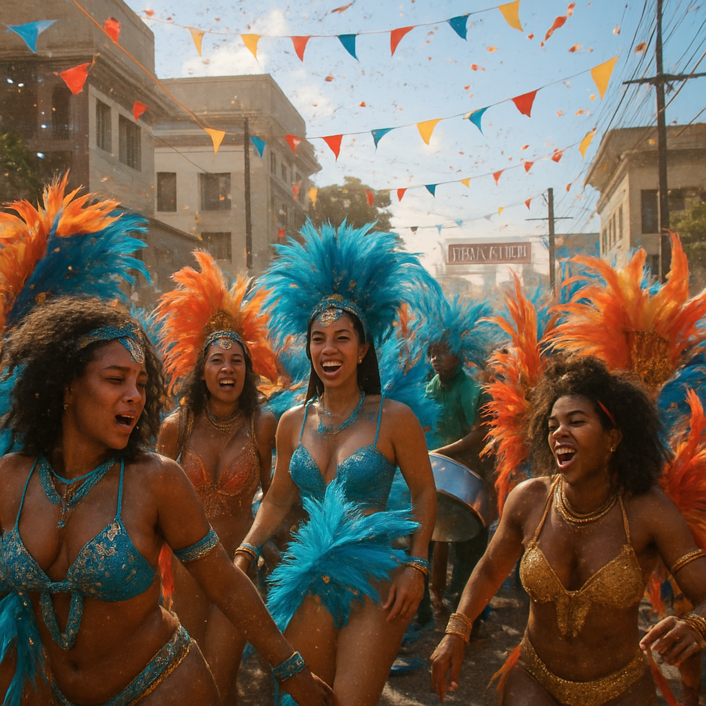 Carnival Trinidad Panorama Numbered painting kits