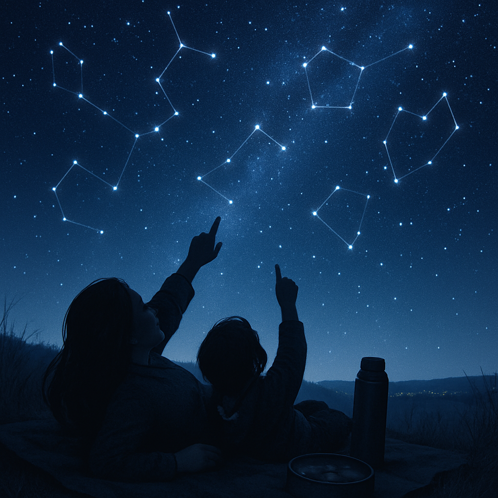 Stargazing Blanket Whisper paint by color