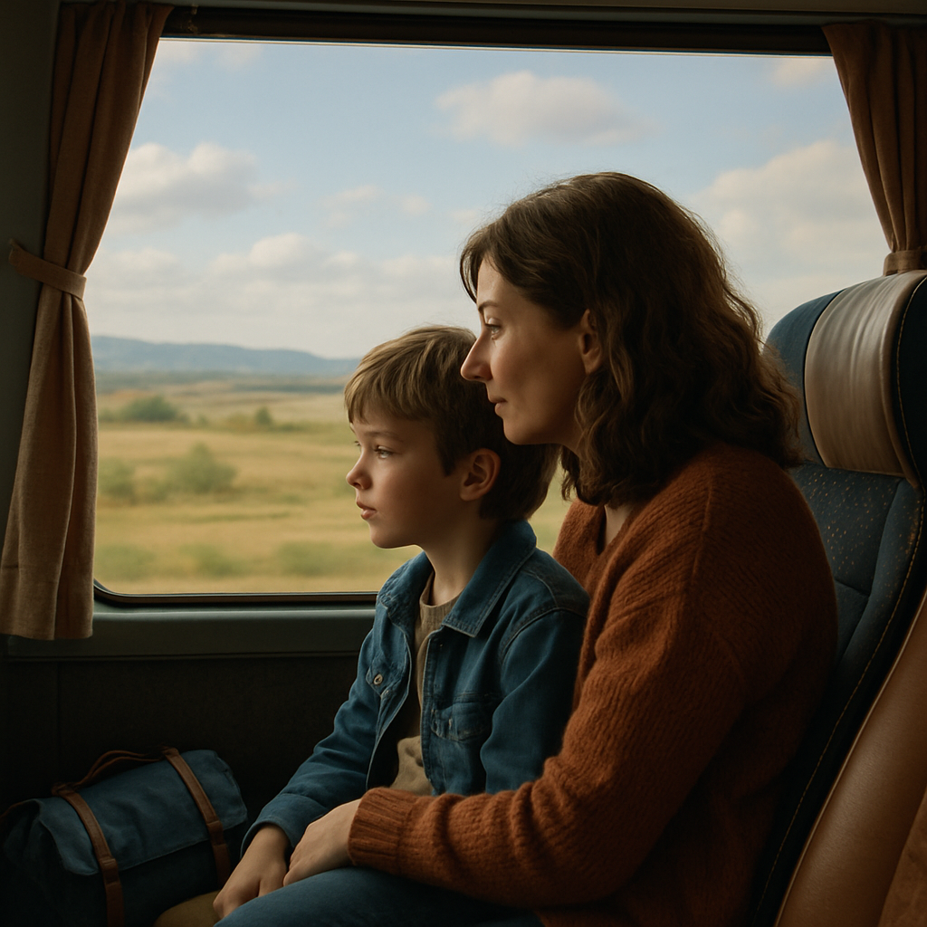 Cross Country Snuggle Bus Ride DIY paint by numbers