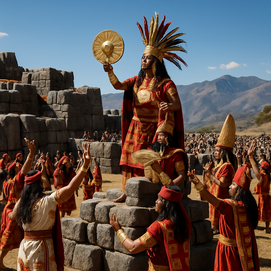 Inti Raymi Sun Festival Ceremony In Cusco paint by number