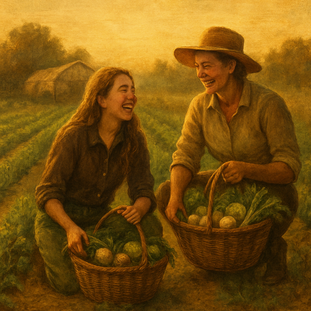 Sunrise Farmer Daughter Harvest Numbered painting kits