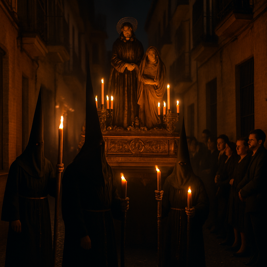 Semana Santa Holy Week Procession Paint by numbers art