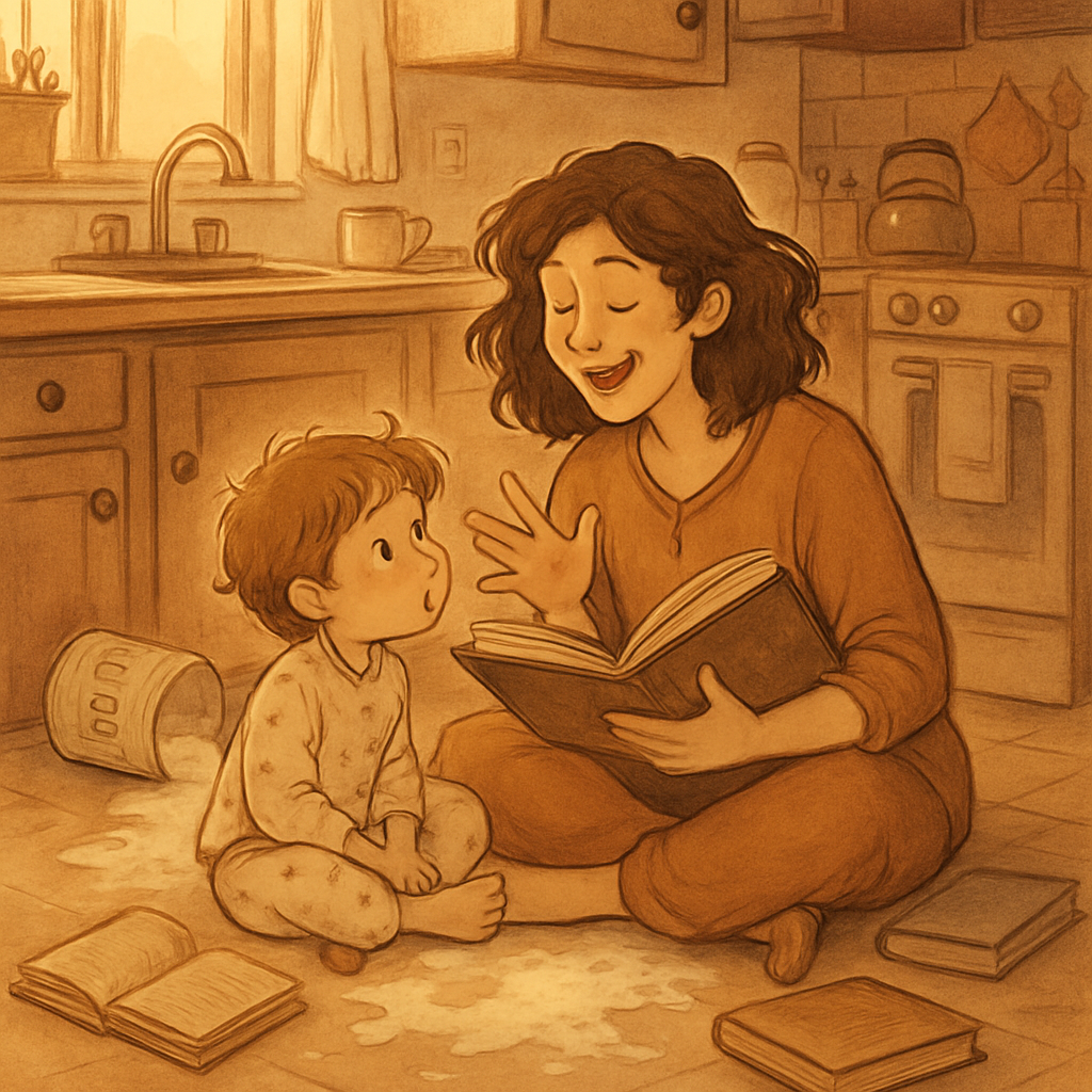 Warm Kitchen Storytime DIY paint by numbers