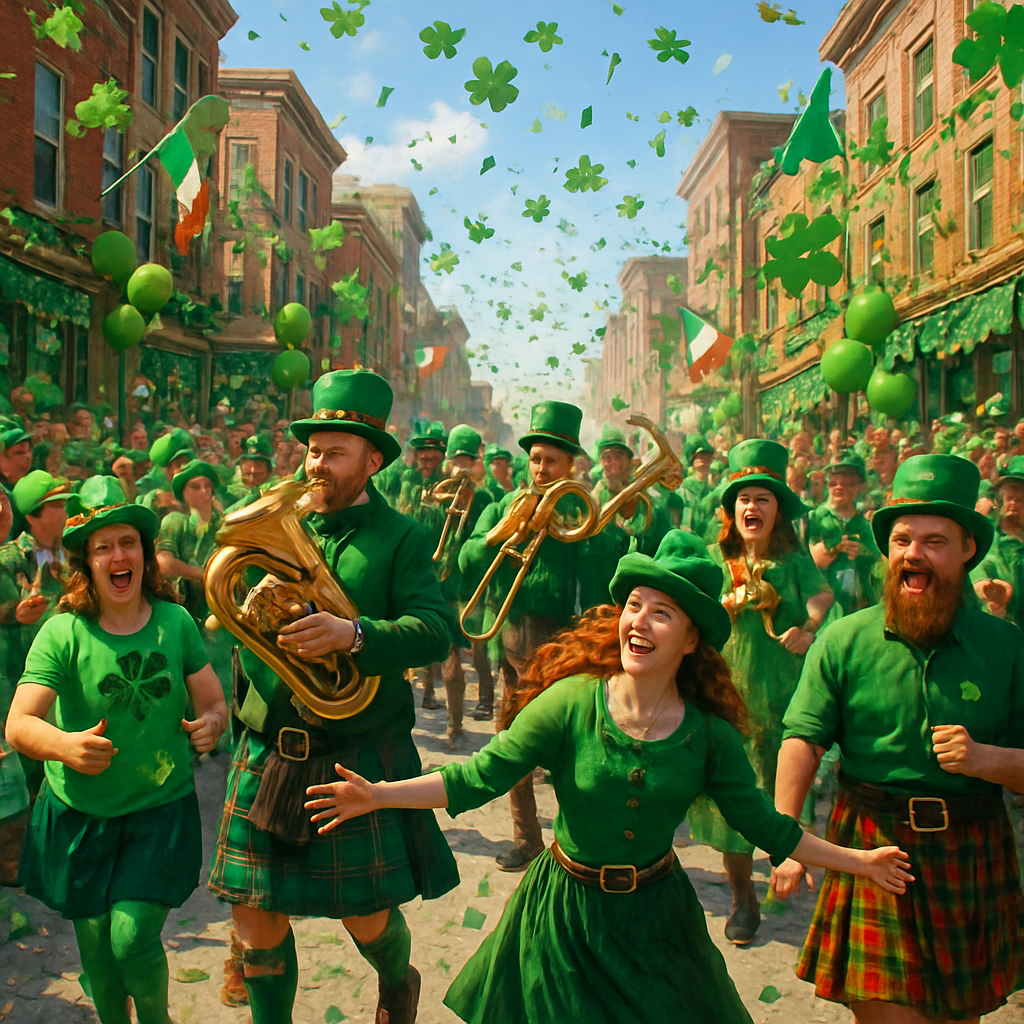 St. Patricks Day Parade Painting by numbers kit