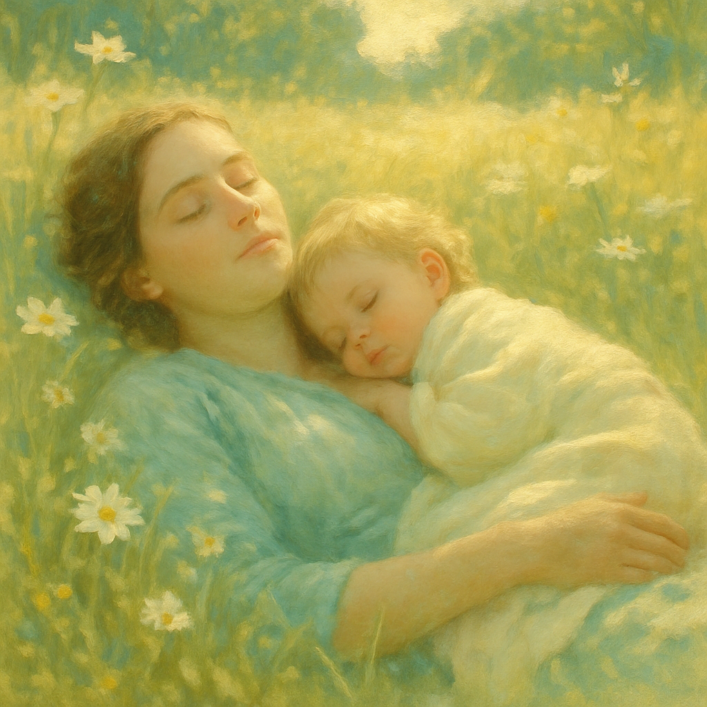 Midday Meadow Nap paint by number