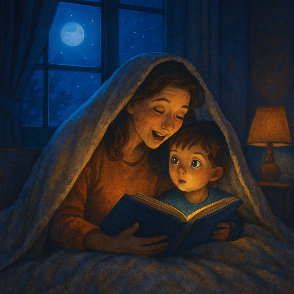 Starlit Storytime With Mom Numbered painting kits