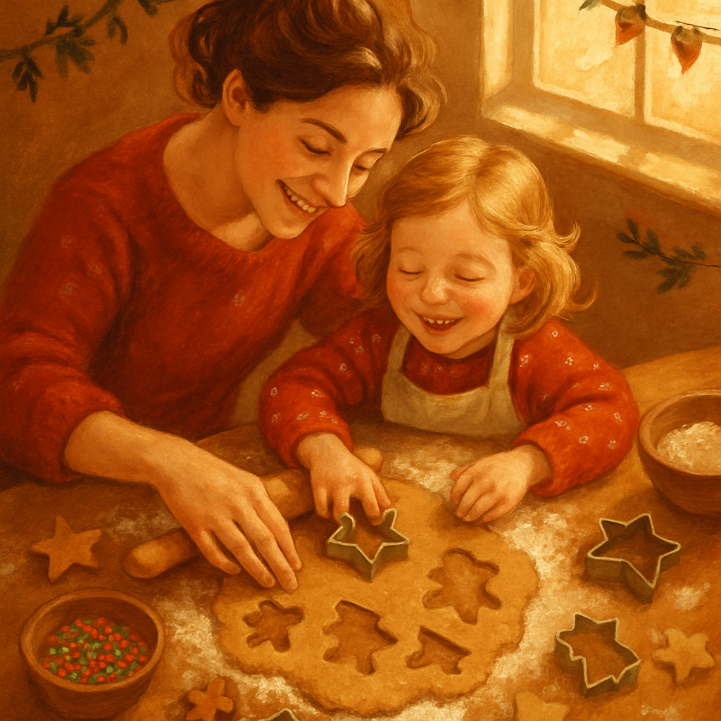 Holiday Baking Morning paint by color