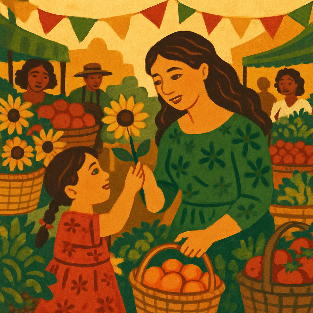 Harvest Market Morning DIY paint by numbers