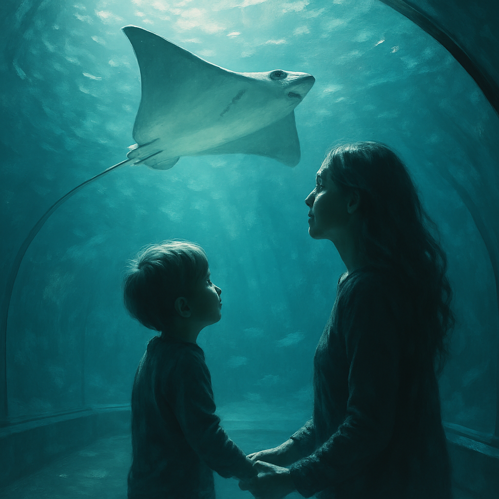 Quiet Aquarium Visit DIY paint by numbers