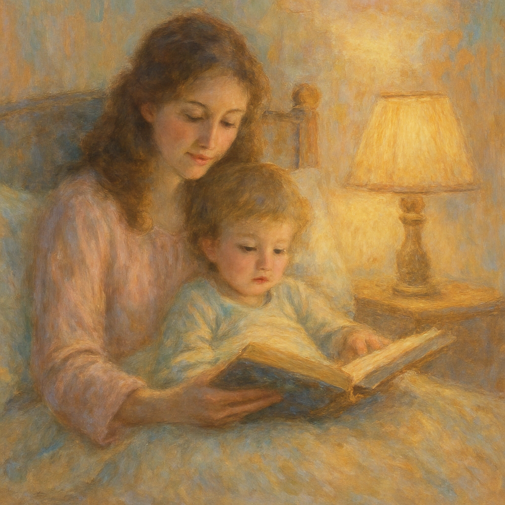 Bedtime Story Whisper Paint by numbers art