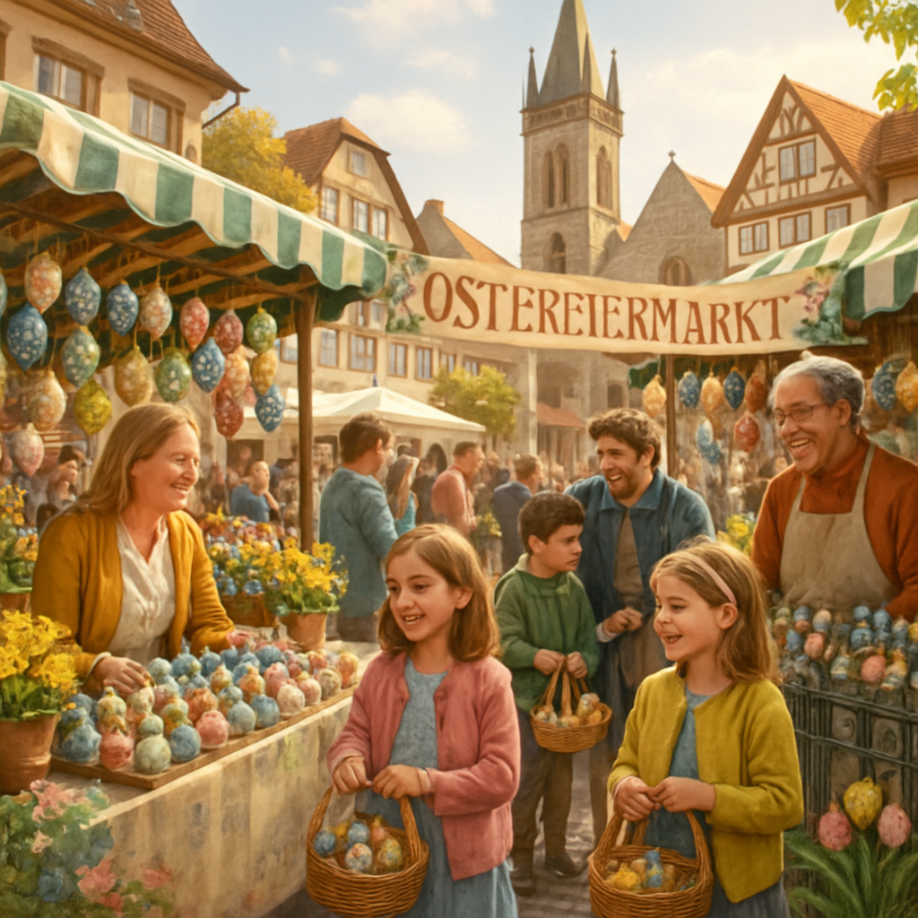 Ostereiermarkt DIY paint by numbers