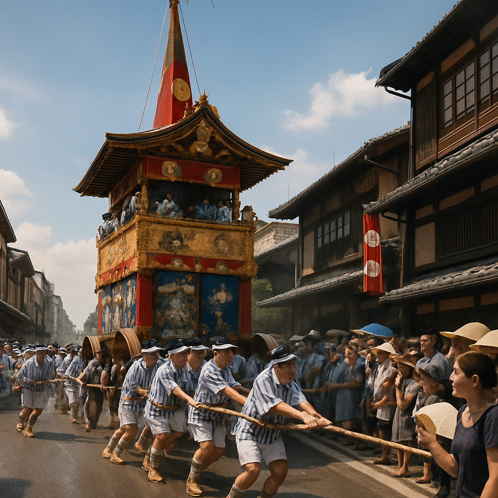 Gion Matsuri Yamaboko Parade Kyoto Painting by numbers kit