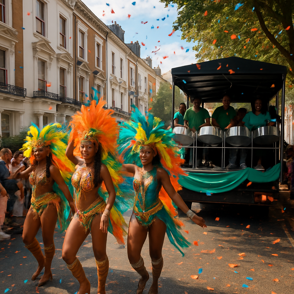 Notting Hill Carnival Dance Route DIY paint by numbers