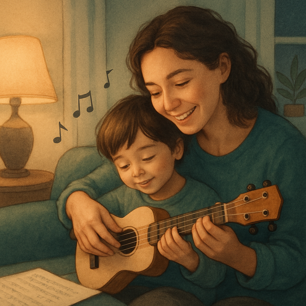 Learning Guitar Lullabies paint by numbers
