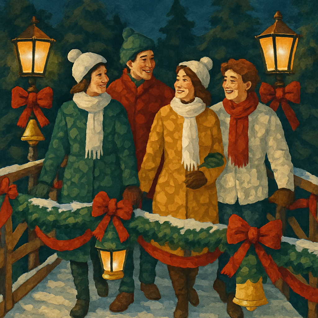 Bells On The Bridge paint by color