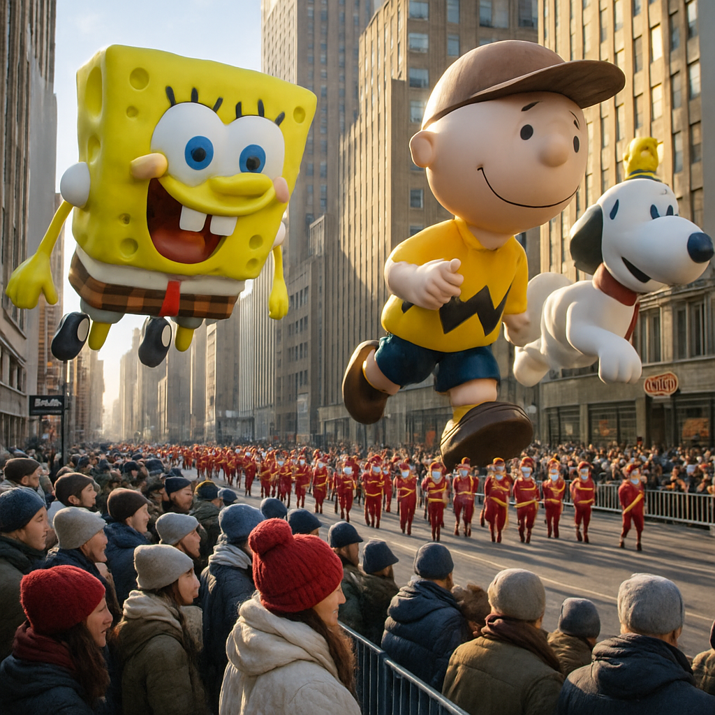 Thanksgiving Day Parade New York paint by numbers