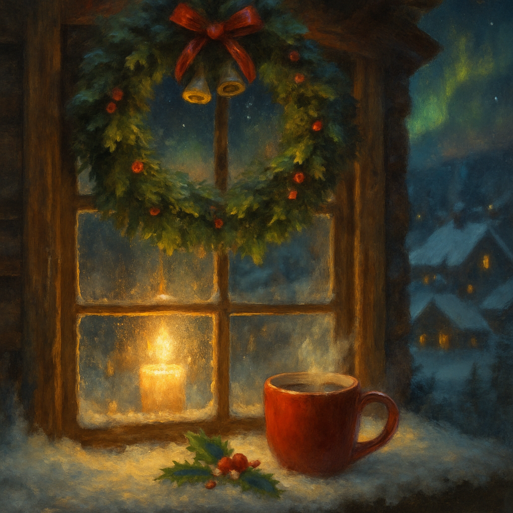 Christmas Northern Hearth painting number kit