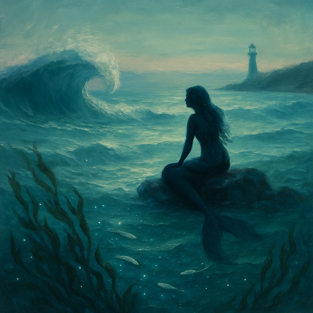 Mermaid Tidal Lullaby Painting by numbers kit
