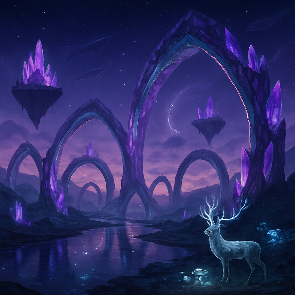 Fantasy Crystal Vale paint by color