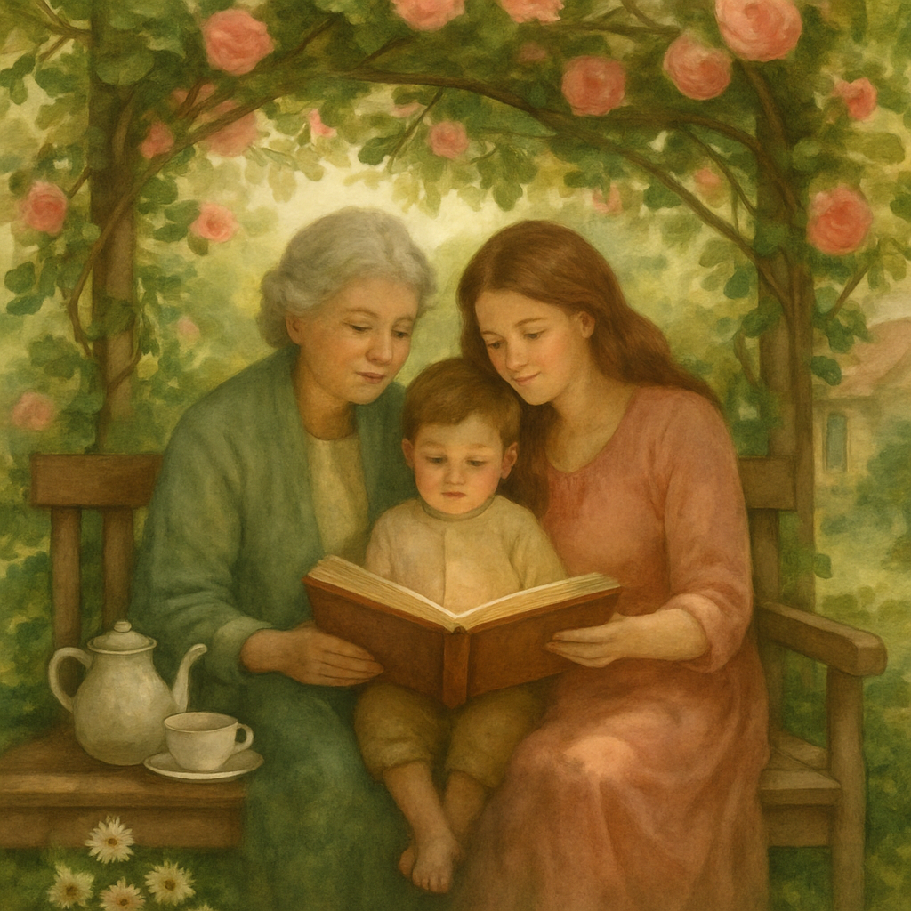 Grandmothers Garden Storytime paint by color