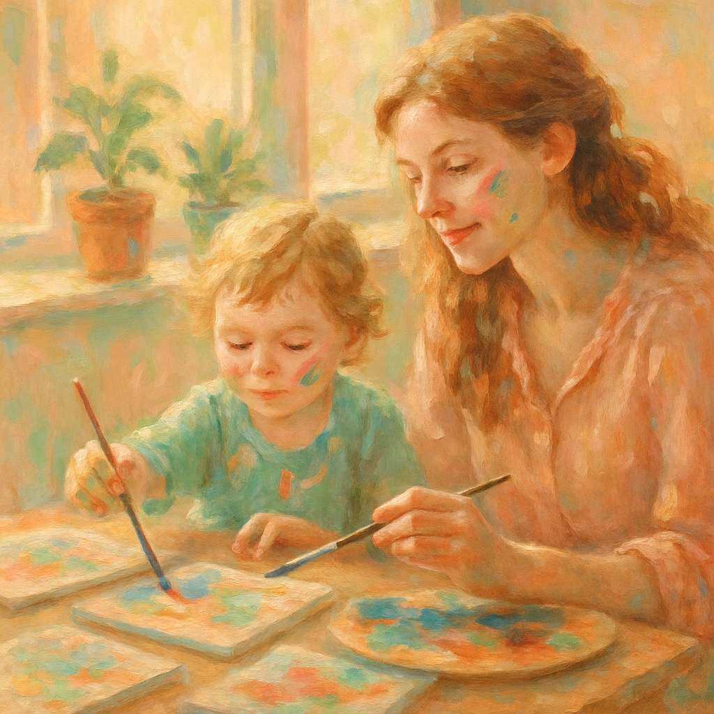 Quiet Painting Afternoon Paint by numbers art