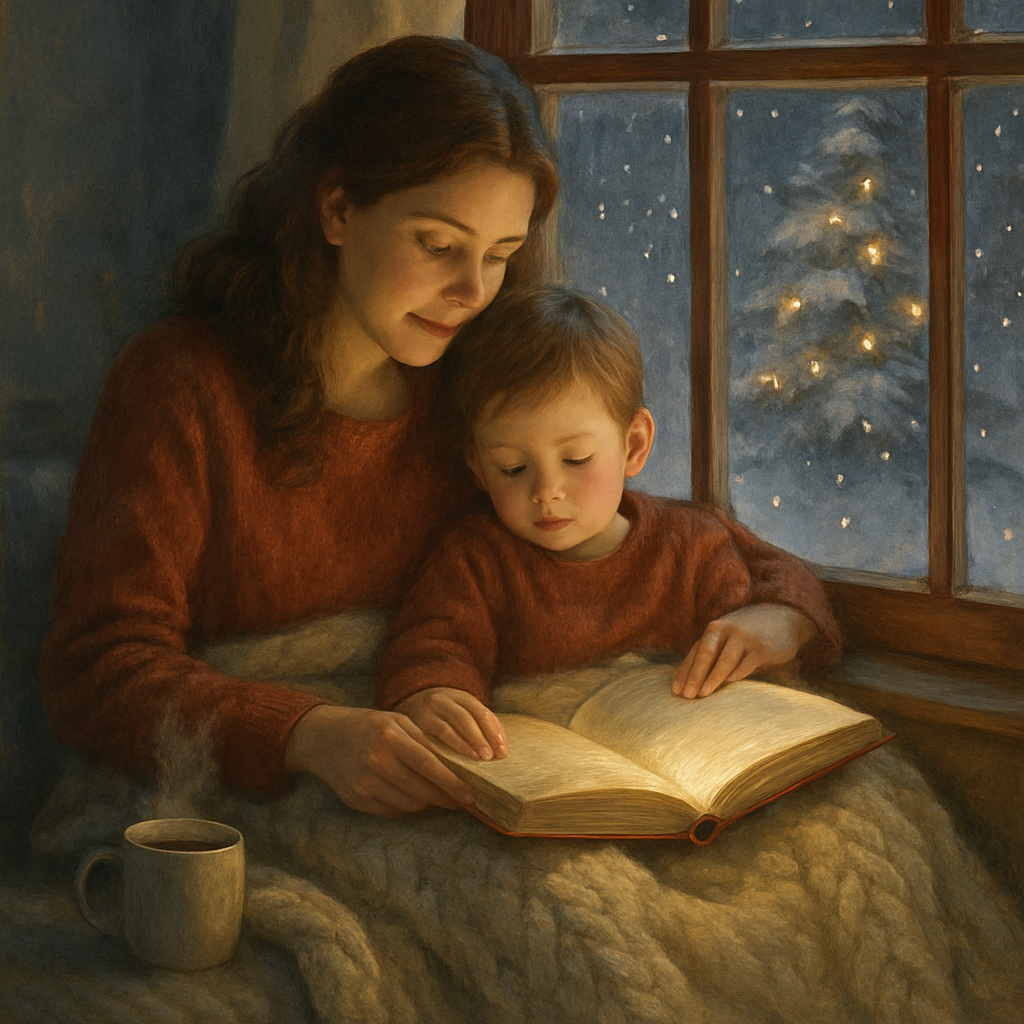 Snowy Window Story Warmer painting number kit
