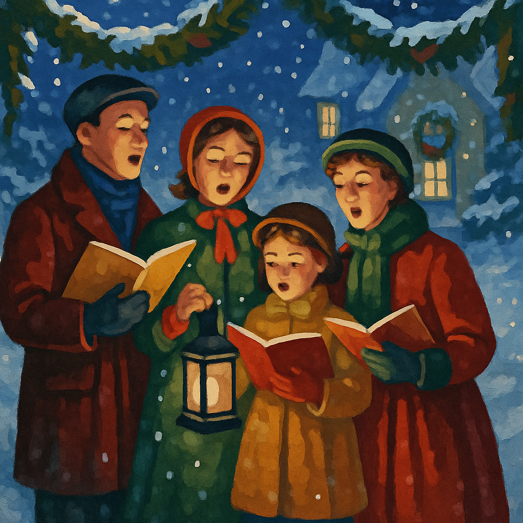 Twilight Carol Circle DIY paint by numbers