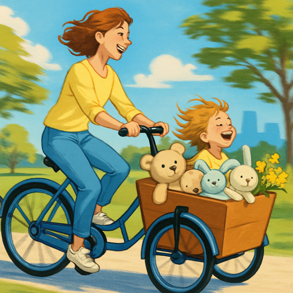 Bicycle Cargo Of Dreams paint by number