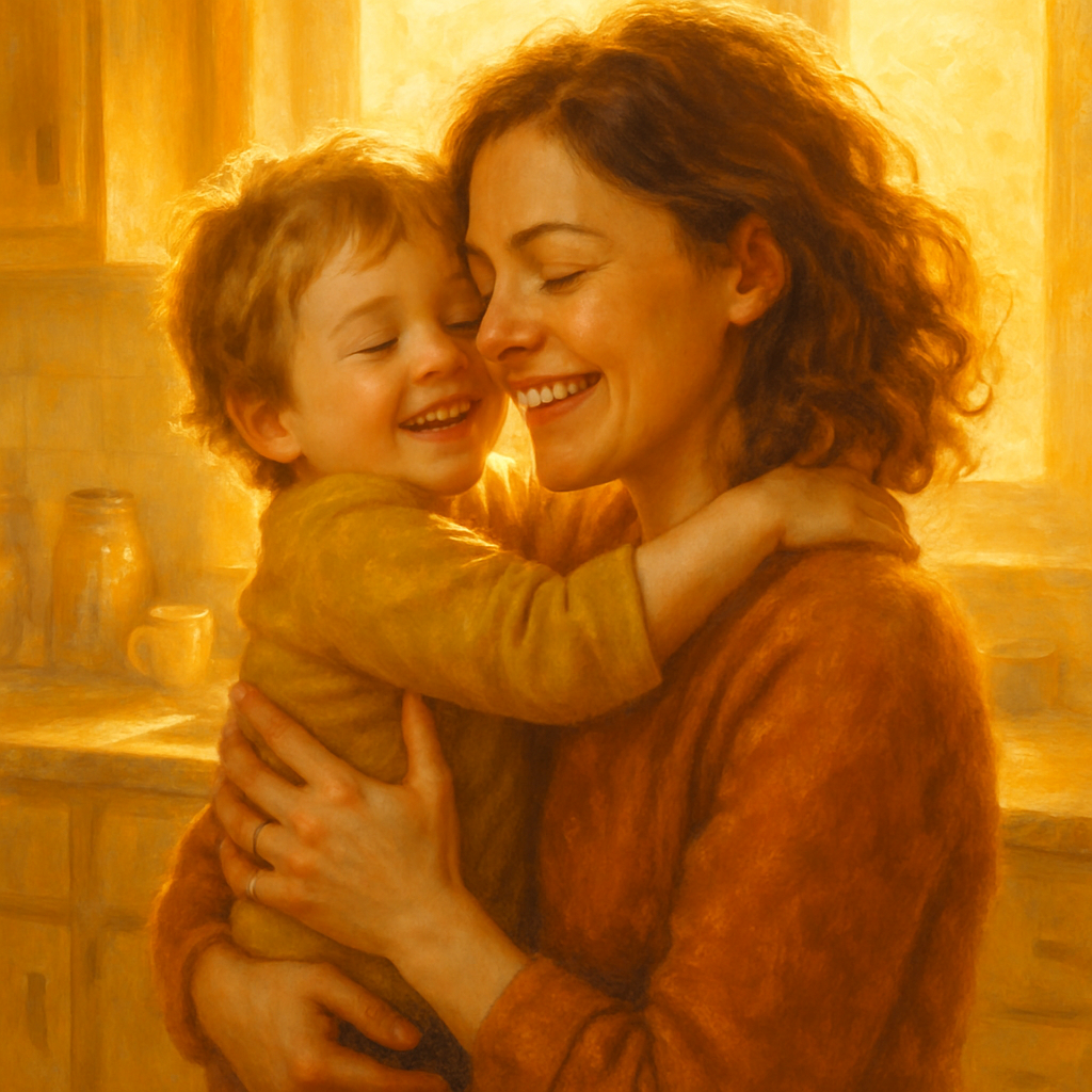Morning Sunshine Hug paint by numbers