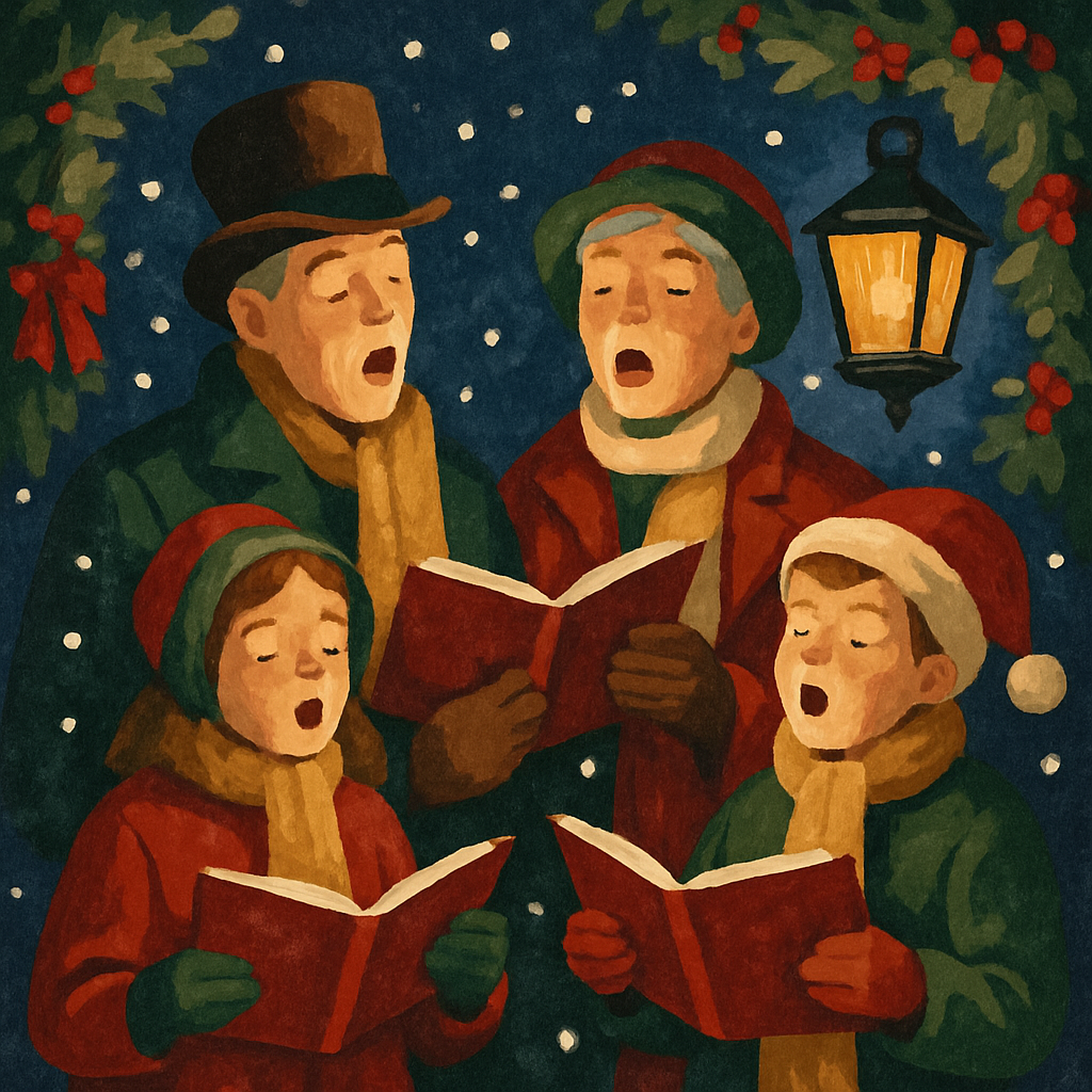 Snowflake Singers DIY paint by numbers