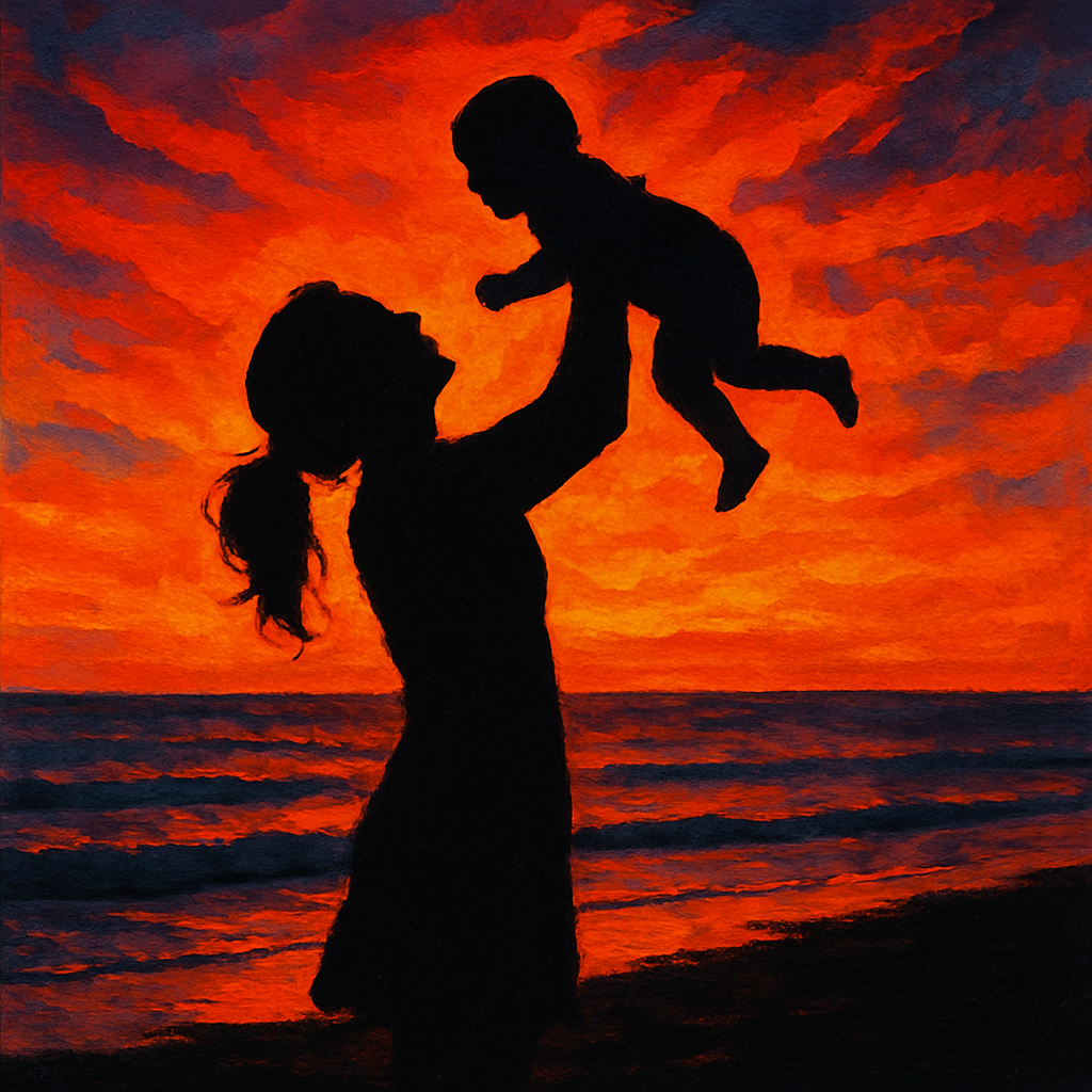 Sunset Beach Embrace Paint by numbers kits