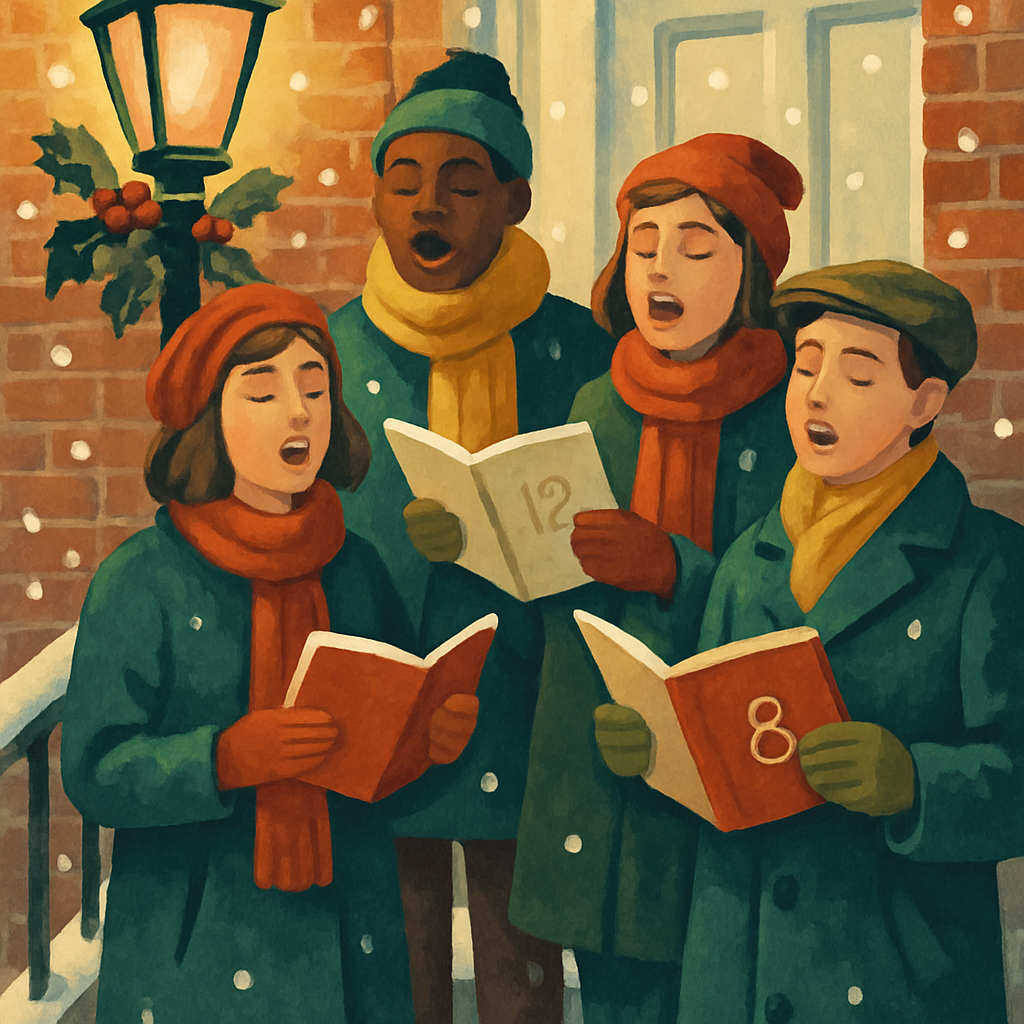 Snowfront Singalong DIY paint by numbers