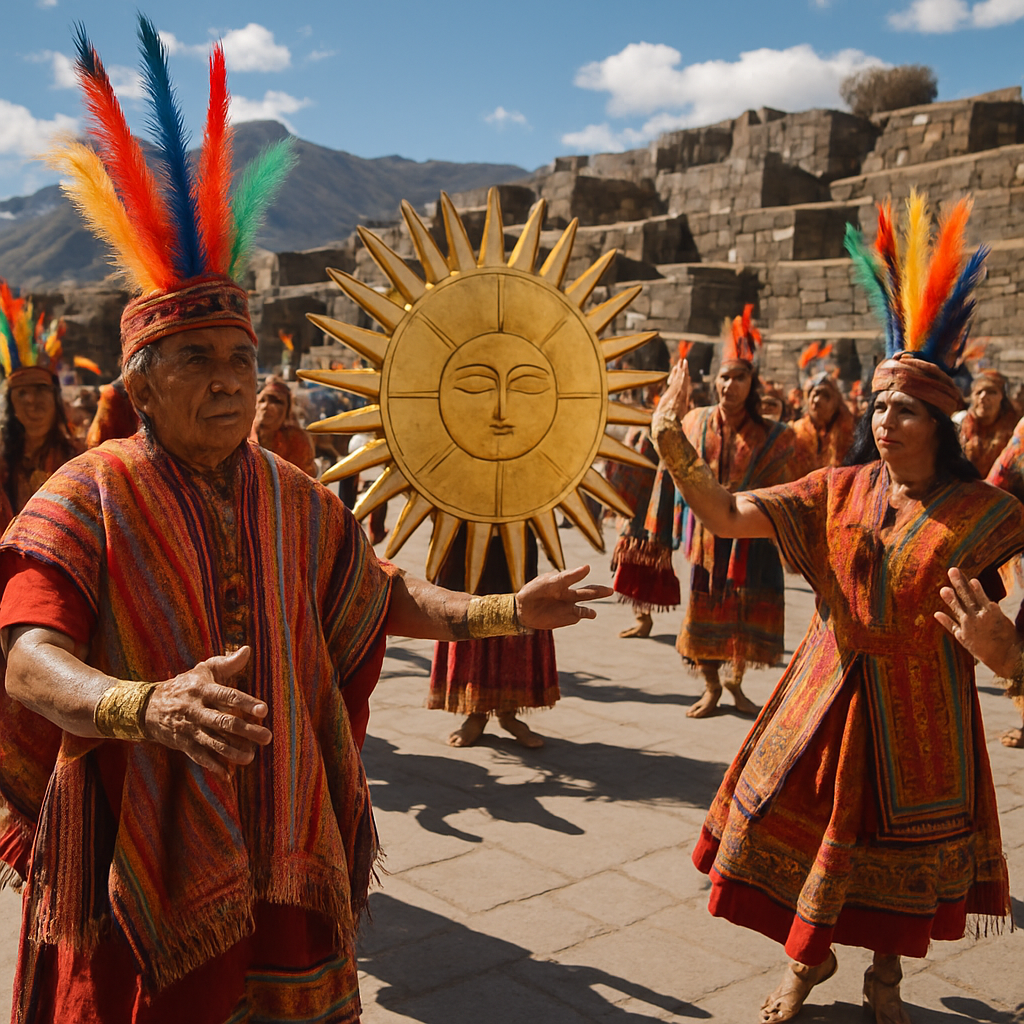 Inti Raymi Cusco Sun Ceremony Paint by numbers art