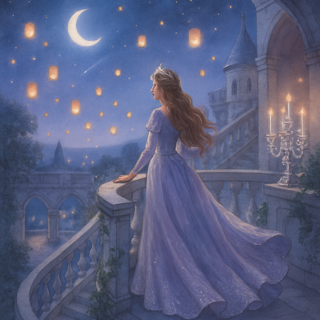 Princess Starlit Ballroom paint by number