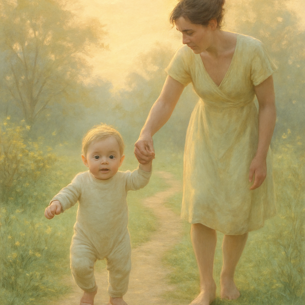 Guiding Hand On New Paths Number painting