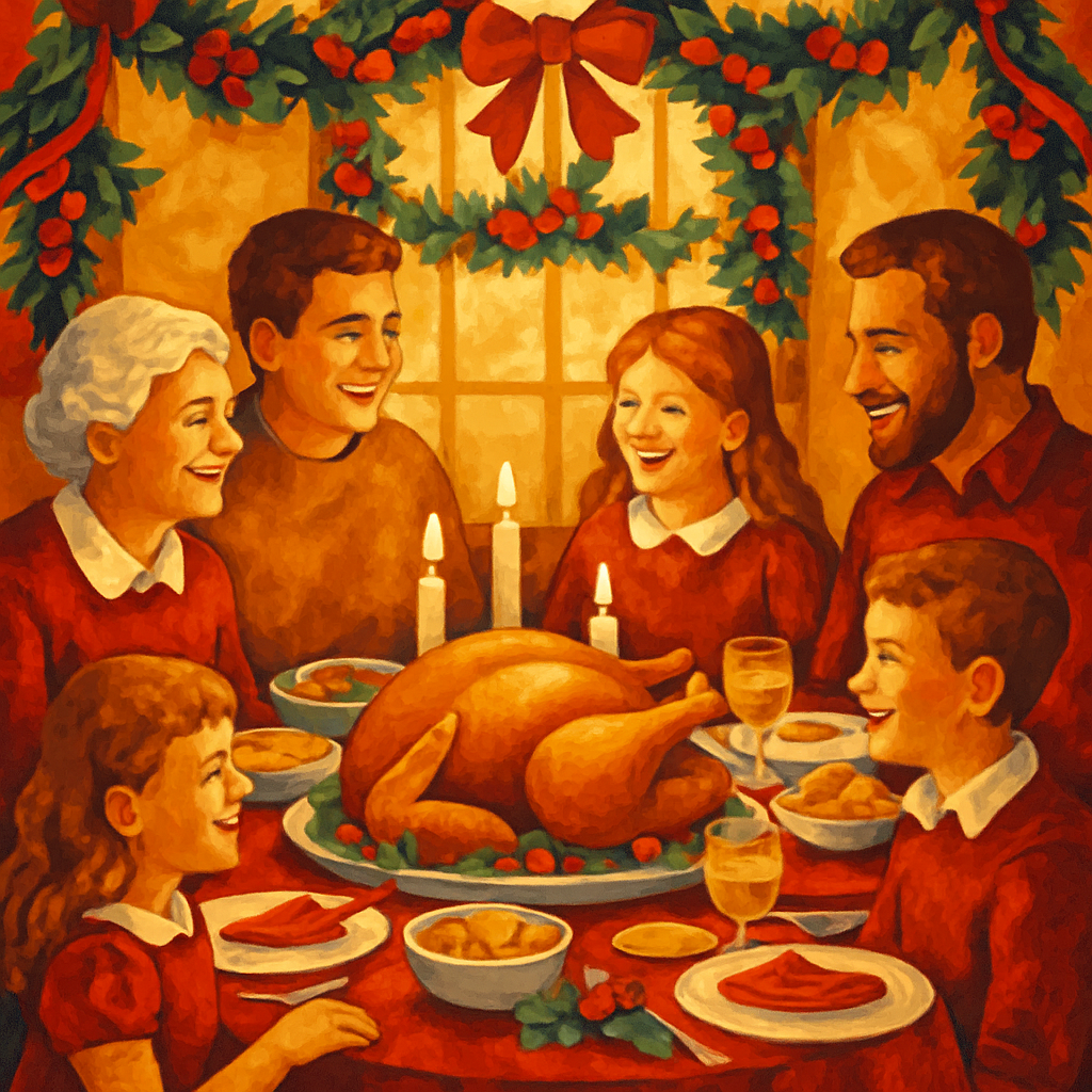 Holiday Harvest Feast DIY paint by numbers
