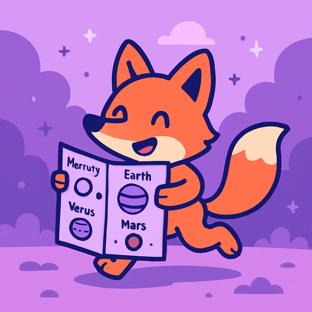 Nebula Playground Fox Paint by numbers kits