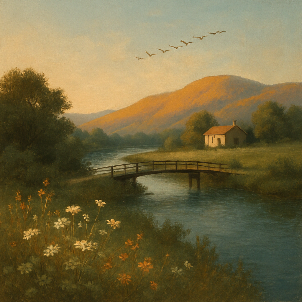 Landscape Golden Hour Vista paint by number