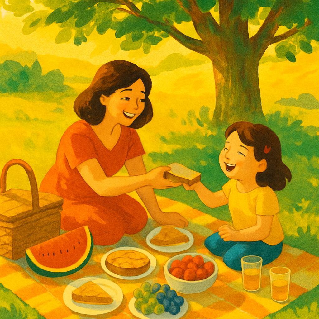 Natures Embrace Picnic painting number kit