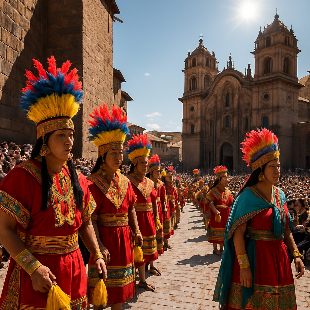 Inti Raymi Ceremony In Cusco painting number kit