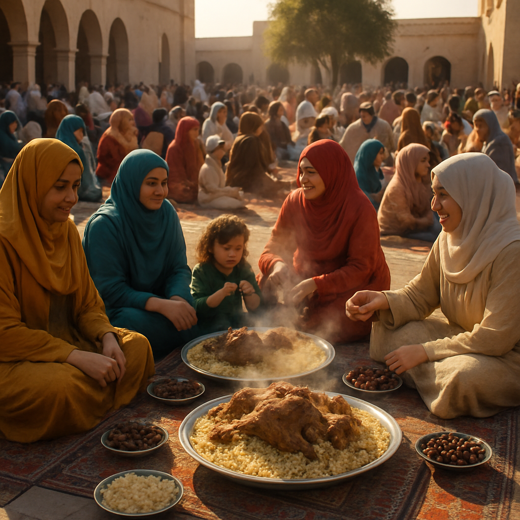 Eid Al Adha Community Feast DIY paint by numbers