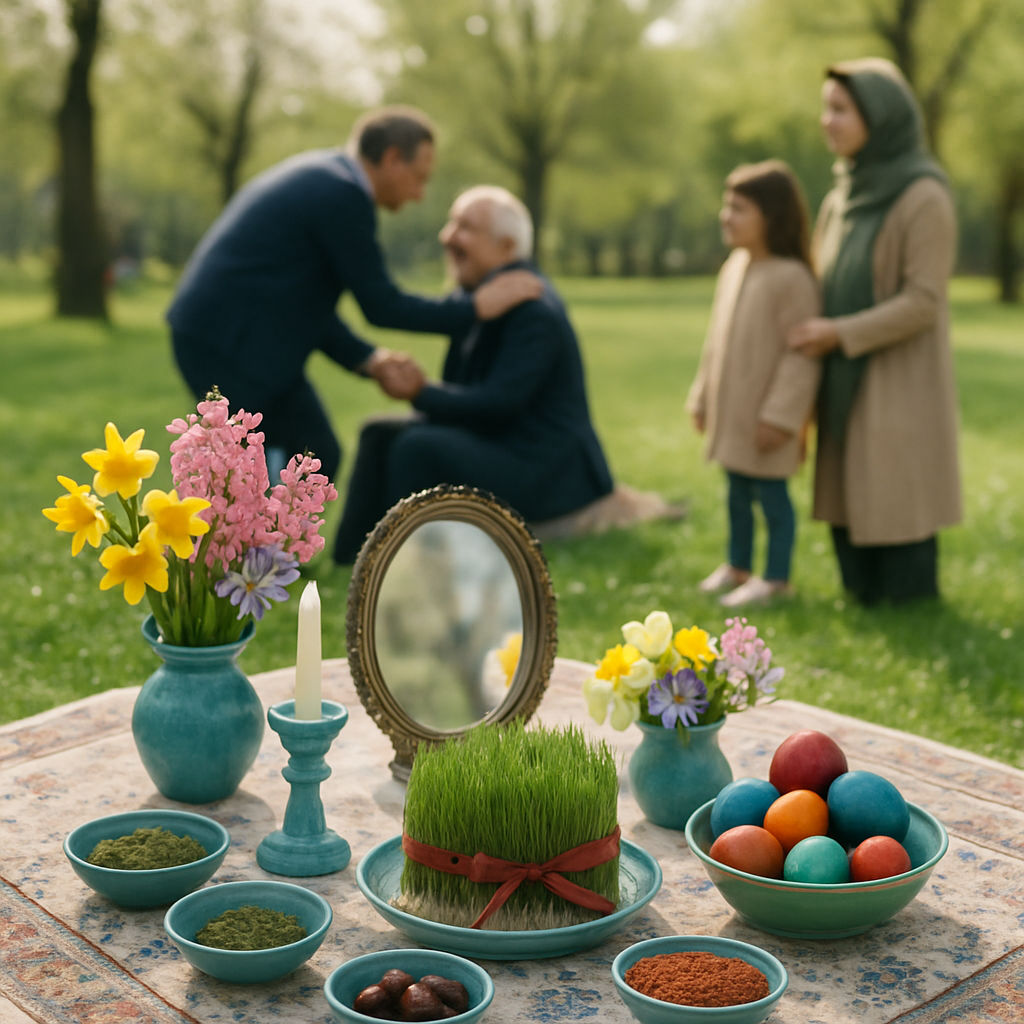Nowruz Haft Seen Table Outdoor painting number kit
