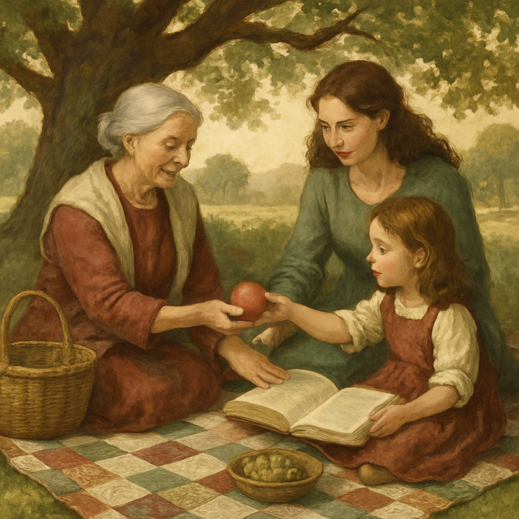 Picnic Quilt Of Generations Number painting