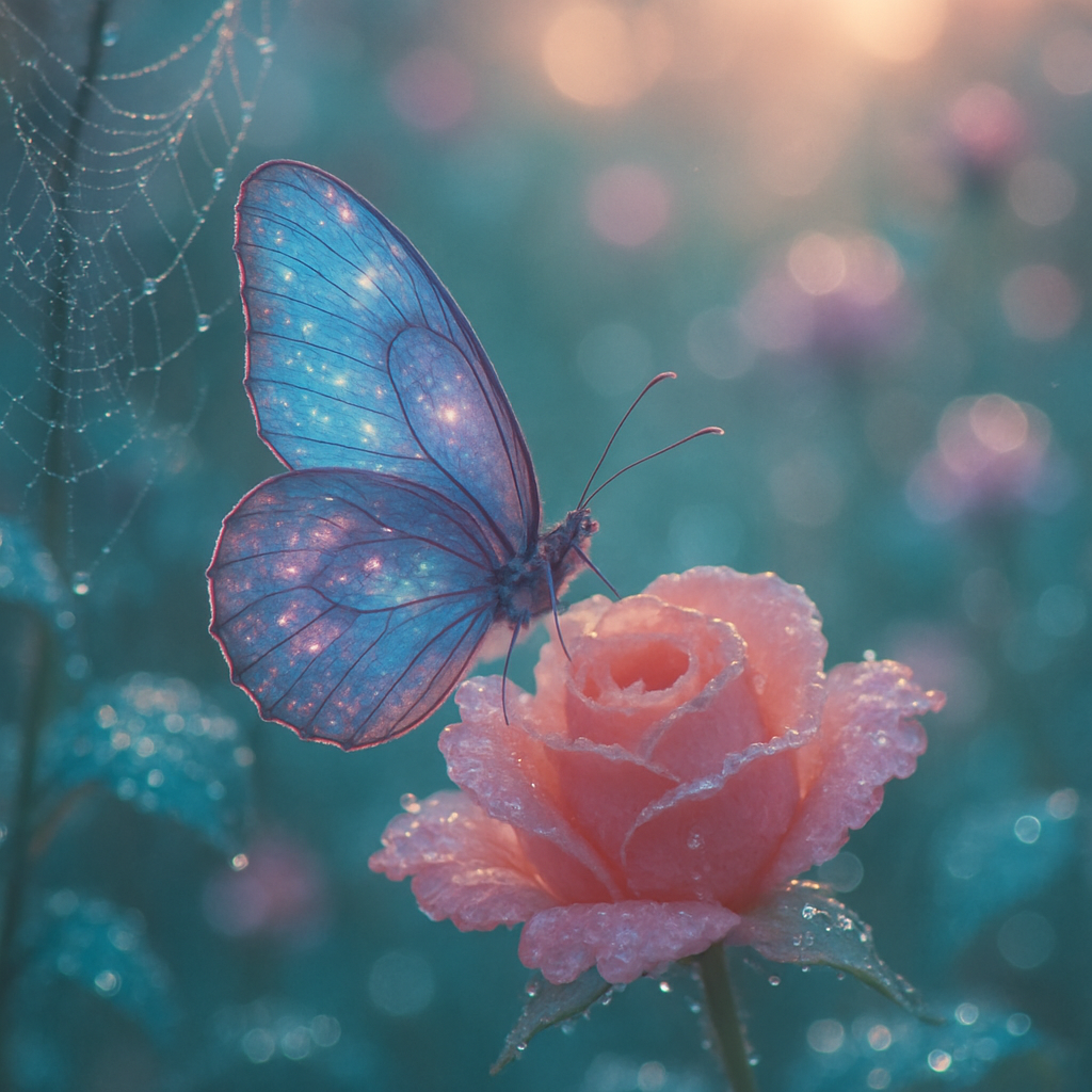 Butterfly Nebula Garden paint by number