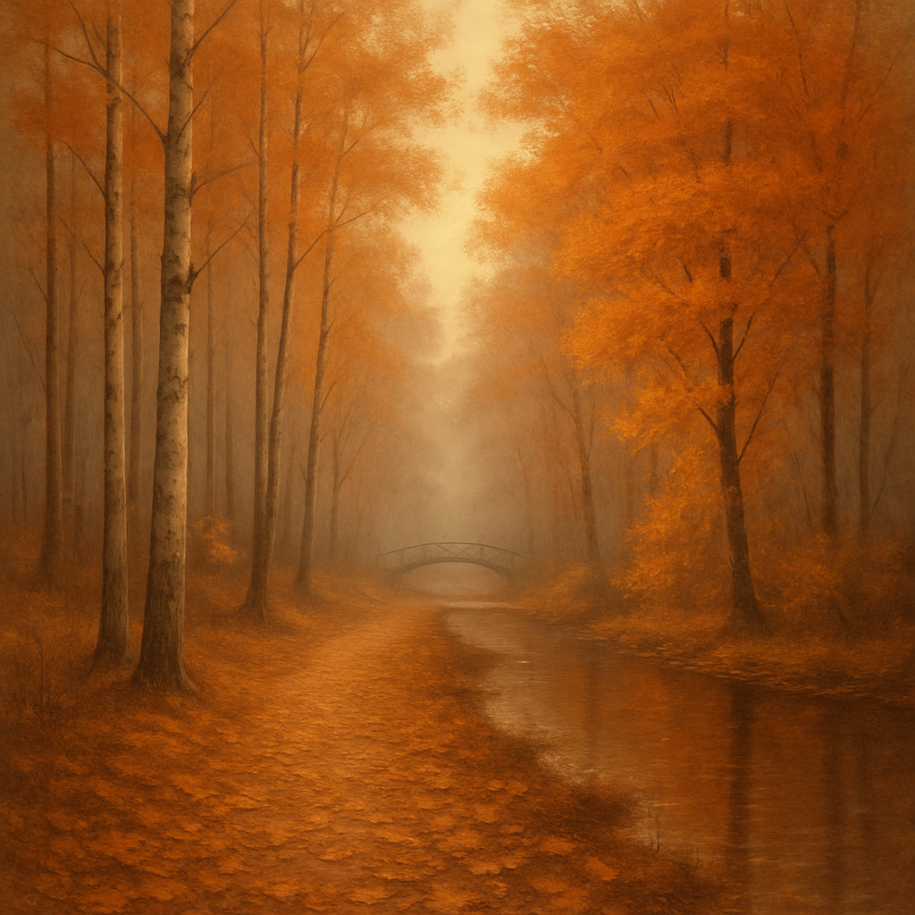 Autumn Forest Tranquility Paint by numbers kits